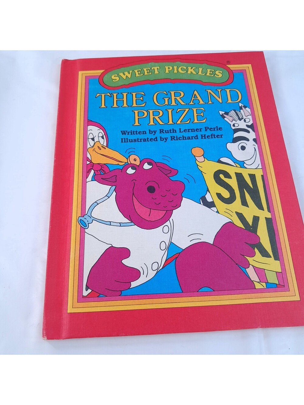 SWEET PICKLES SERIES The Grand Prize book Richard Hefter Weekly Reader hardcover